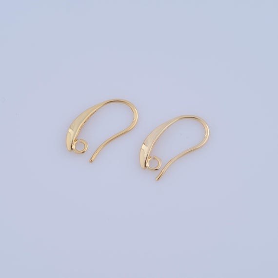 Pair Gold Earhook Accessories,18k Gold Filled Earring