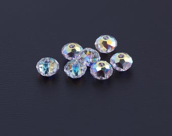 1 pcs Abacus Beads Crystal Beads,Austrian Crystal,Made in Austria DIY Bracelet Necklace Jewelry Making Findings Supply