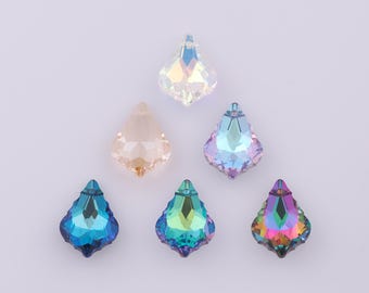 1 pcs Baroque Crystal Pendant,Crystal AB Charms,Austrian Crystal,Made in Austria DIY Bracelet Necklace Jewelry Making Findings Supply