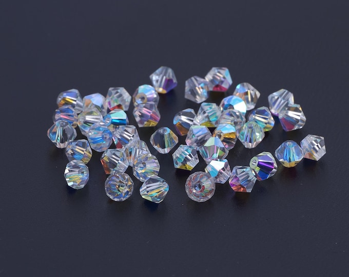 10 pcs Bicone Crystal Beads,Austrian Crystal,Made in Austria DIY Bracelet Necklace Jewelry Making Findings Supply