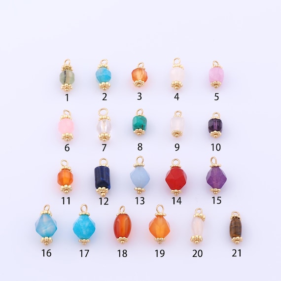 Pietra naturale 8mm Luminous-Blue Glow rotondo cristallo energia pietra perline sciolti Gemstone fai da te liscia per bracciale collana orecchini gioielli Making