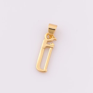 1 pcs Gold Saw Pendant,18K Gold Filled Saw Charm,Saw Charm DIY Bracelet Necklace Jewelry Making Findings Supply
