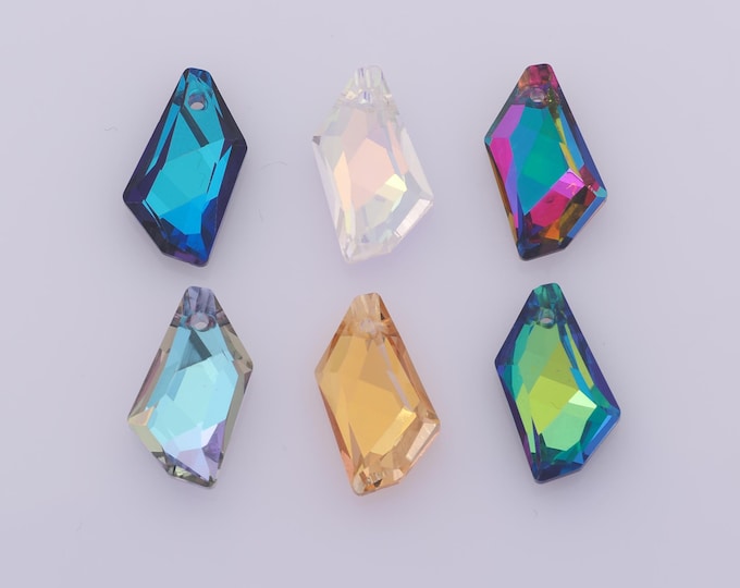 1 pcs De-Art Crystal Pendant,Crystal AB Charms,Austrian Crystal,Made in Austria DIY Bracelet Necklace Jewelry Making Findings Supply