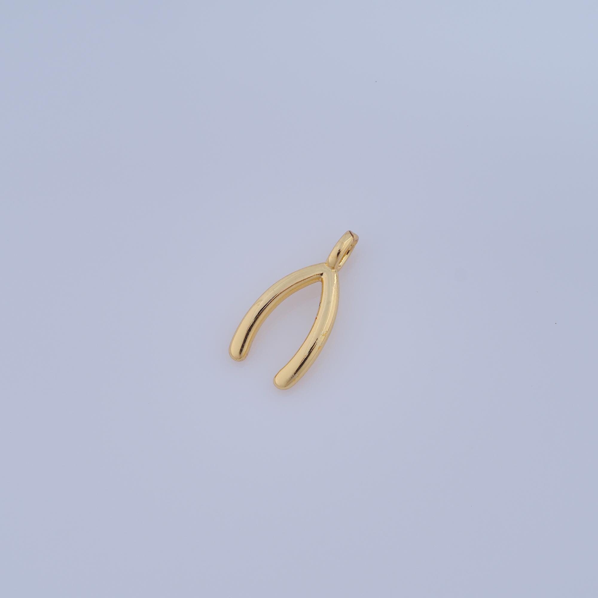 Wishbone Charm - Etsy