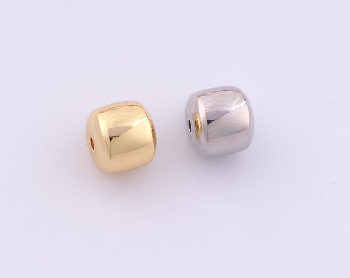 1 pcs 18K Gold Filled Round Spacer Beads,Tube Beads,Round Tube Beads for DIY Jewelry Making Findings Supply