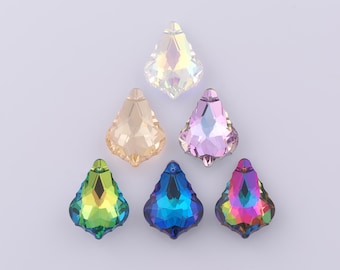 1 pcs Baroque Crystal Pendant,Crystal AB Charms,Austrian Crystal,Made in Austria DIY Bracelet Necklace Jewelry Making Findings Supply