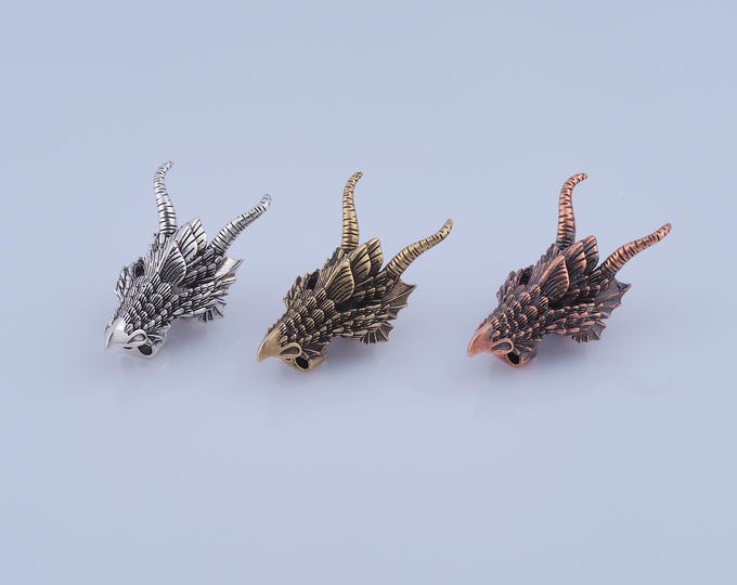 1 pcs 18K Gold Filled Dragon Spacer Beads,Dragon Beads,Dragon Beads for DIY Jewelry Making Findings Supply