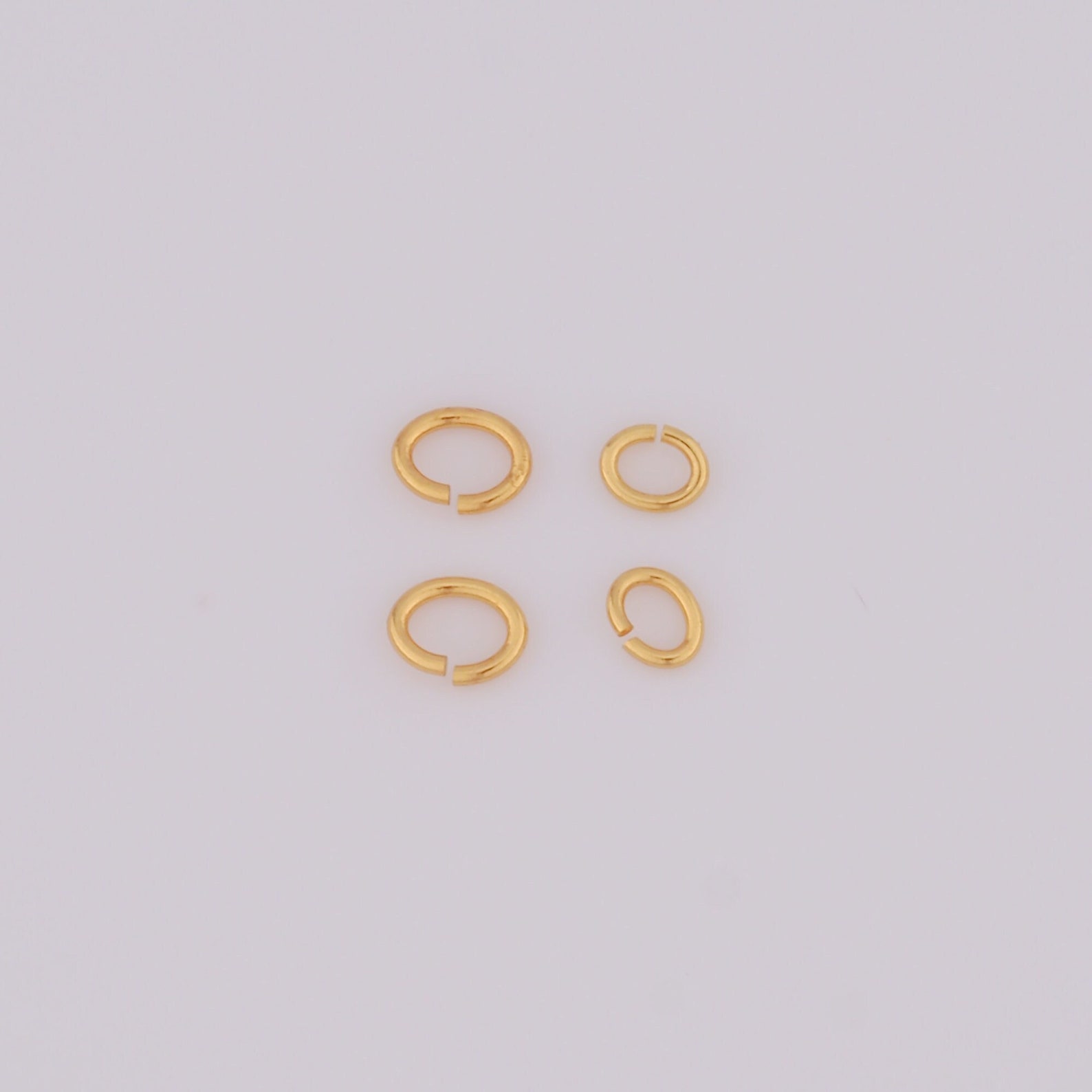 Round Jump Rings 50 Pcs 18K Gold Filled Open Jump Rings,round Jump Rings,gold Jump Rings ...