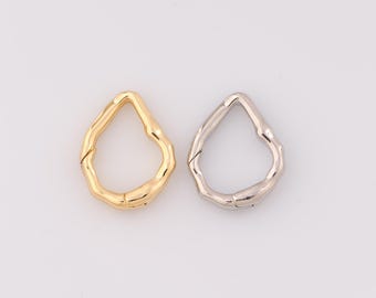 1 pcs Gold Push Door Clasp,18K Gold Filled Snap Clasp,Push Door Clasp for DIY Bracelet Necklace Jewelry Making Findings Supply