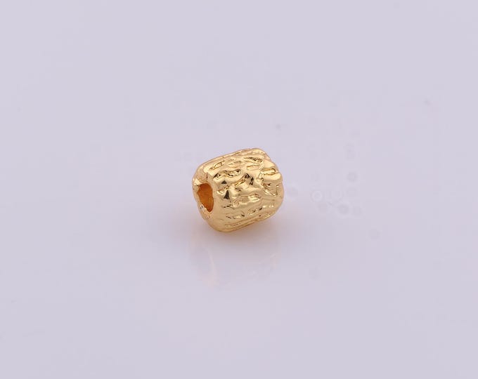 1 pcs 18K Gold Filled Round Spacer Beads,Tube Beads,Round Tube Beads for DIY Jewelry Making Findings Supply