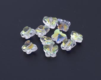 1 pcs Butterfly Crystal Beads,Austrian Crystal,Made in Austria DIY Bracelet Necklace Jewelry Making Findings Supply