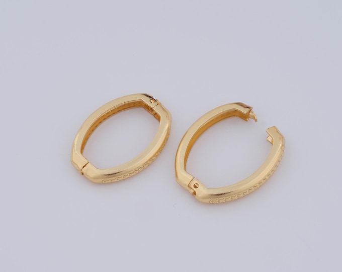1 pcs Gold Snap Clasp,18K Gold Filled Snap Clasp,Snap Clasp for DIY Bracelet Necklace Jewelry Making Findings Supply