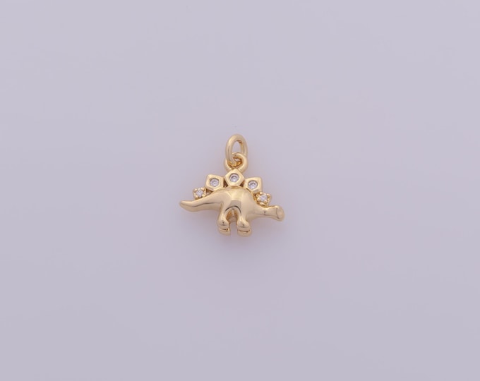 1 pcs Gold CZ Animal Pendant,18K Gold Filled Animal Charm,Animal Charms DIY Bracelet Necklace Jewelry Making Findings Supply