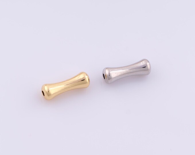 1 pcs 18K Gold Filled Cylindrical Spacer Beads,Tube Beads,Cylindrical Beads for DIY Jewelry Making Findings Supply
