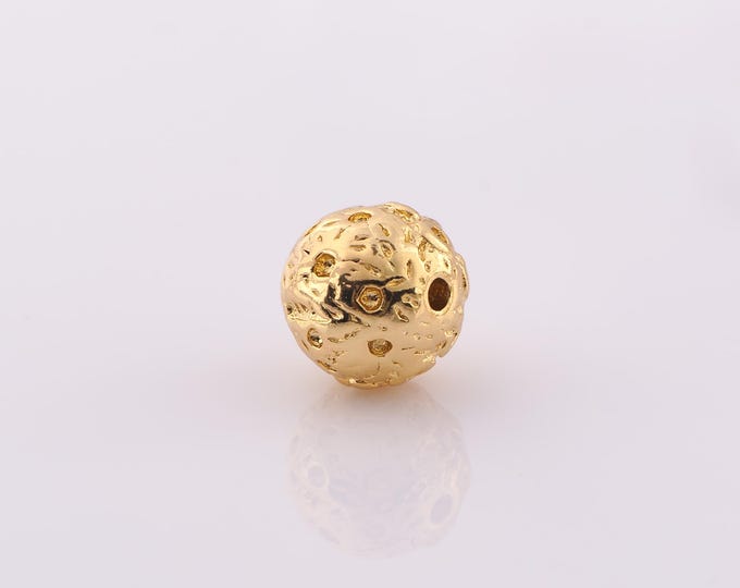 1 pcs 18K Gold Filled Ball Spacer Beads,Ball Beads,Ball Beads for DIY Jewelry Making Findings Supply