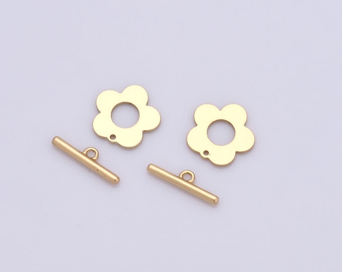 5 pcs 18K Gold Filled OT Clasp,  Jewelry Clasp,Necklace Clasp,Bracelet Clasp,Bracelet Necklace for DIY Jewelry Making Supply