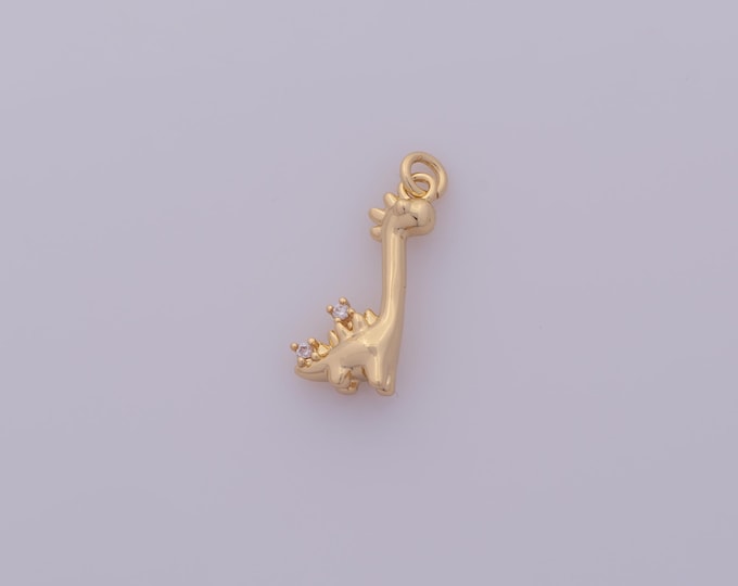 1 pcs Gold CZ Animal Pendant,18K Gold Filled Animal Charm,Animal Charms DIY Bracelet Necklace Jewelry Making Findings Supply