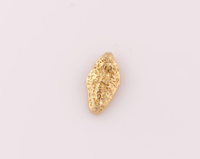 1 pcs 18K Gold Filled Irregular Spacer Beads,Irregular Beads,Irregular Beads for DIY Jewelry Making Findings Supply