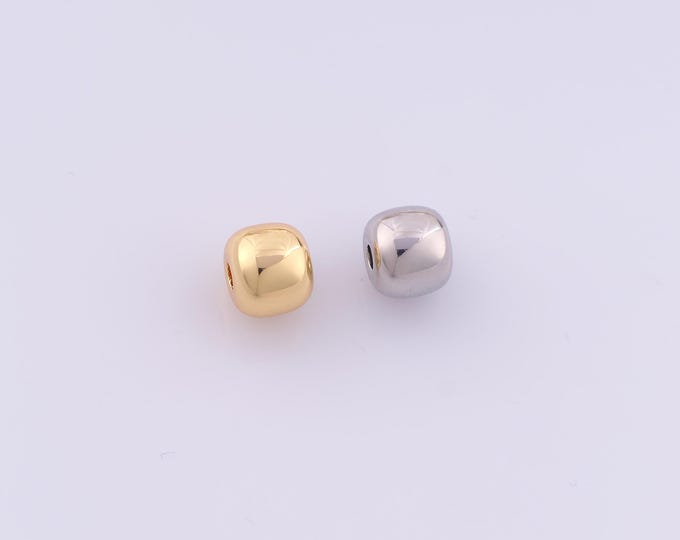 1 pcs 18K Gold Filled Round Spacer Beads,Tube Beads,Round Tube Beads for DIY Jewelry Making Findings Supply