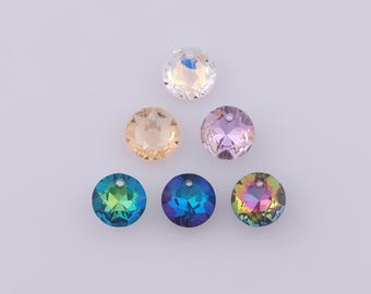 1 pcs Classic Cut Crystal Pendant,Crystal AB Charms,Austrian Crystal,Made in Austria DIY Bracelet Necklace Jewelry Making Findings Supply