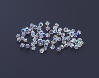 20 pcs Bicone Crystal Beads,Austrian Crystal,Made in Austria DIY Bracelet Necklace Jewelry Making Findings Supply