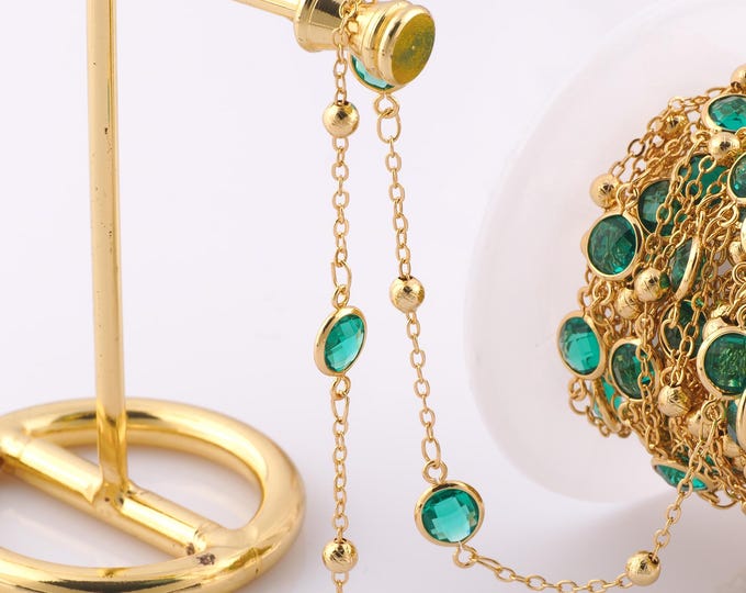 1 Meter Gold Satellite Chain, 18K Gold Filled Semi Finished Chain, Specialty Chains, DIY Jewelry Making Supplies