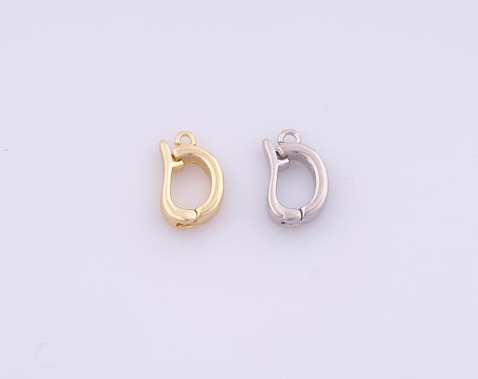 1 pcs Gold Openable Clasp,18K Gold Filled Snap Clasp,Openable Clasp for DIY Bracelet Necklace Jewelry Making Findings Supply