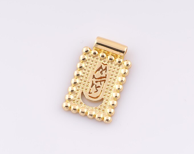 1 pcs Gold Moon Phase Pendant,18K Gold Filled Minimalist Charm,Symbol Charms,DIY Bracelet Necklace Jewelry Making Findings Supply