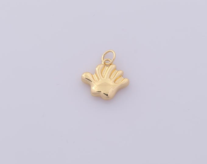 1 pcs Gold Frog Paw Pendant,18K Gold Filled Animal Paw Charm,Paw Charms DIY Bracelet Necklace Jewelry Making Findings Supply