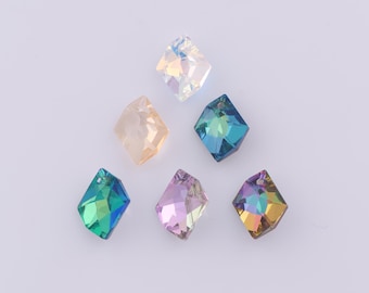 1 szt. Wisiorek z kryształu kosmicznego, zawieszki Crystal AB, kryształ austriacki, wyprodukowany w Austrii, bransoletka DIY, naszyjnik, elementy do wyrobu biżuterii