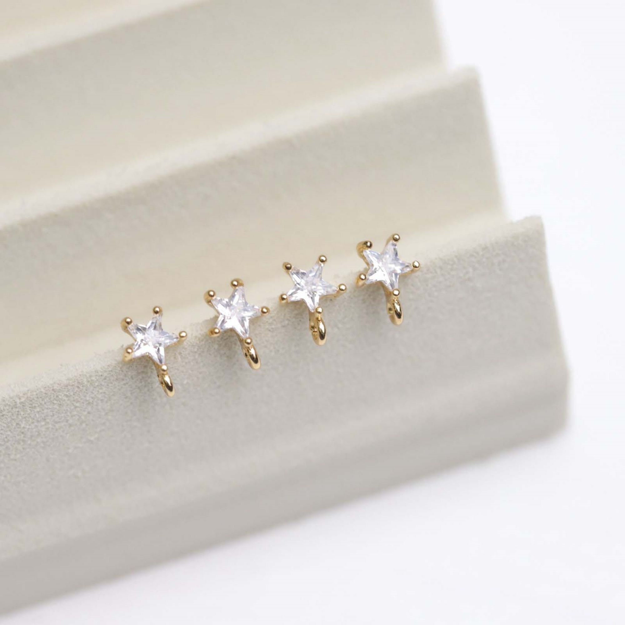 Stern Ohrstecker Aus Kupfer - Elegante Ohrringe Für Damen & Mädchen