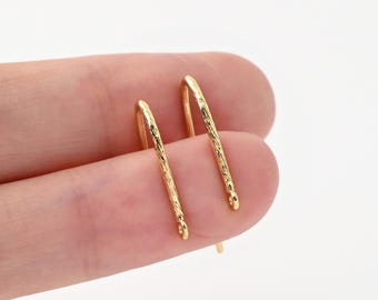 Fisch Haken Ohrringe, Ohrhaken, 18K Vergoldete Ohrring Haken, hypoallergen, DIY Ohrringzubehör, handgemachte Ohrringzubehör LM2-D0188