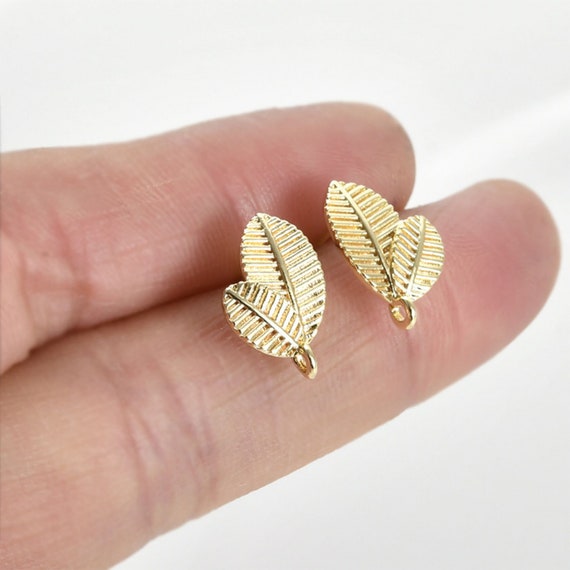 Orecchini A Forma Foglie Squisiti In Argento Sterling 925