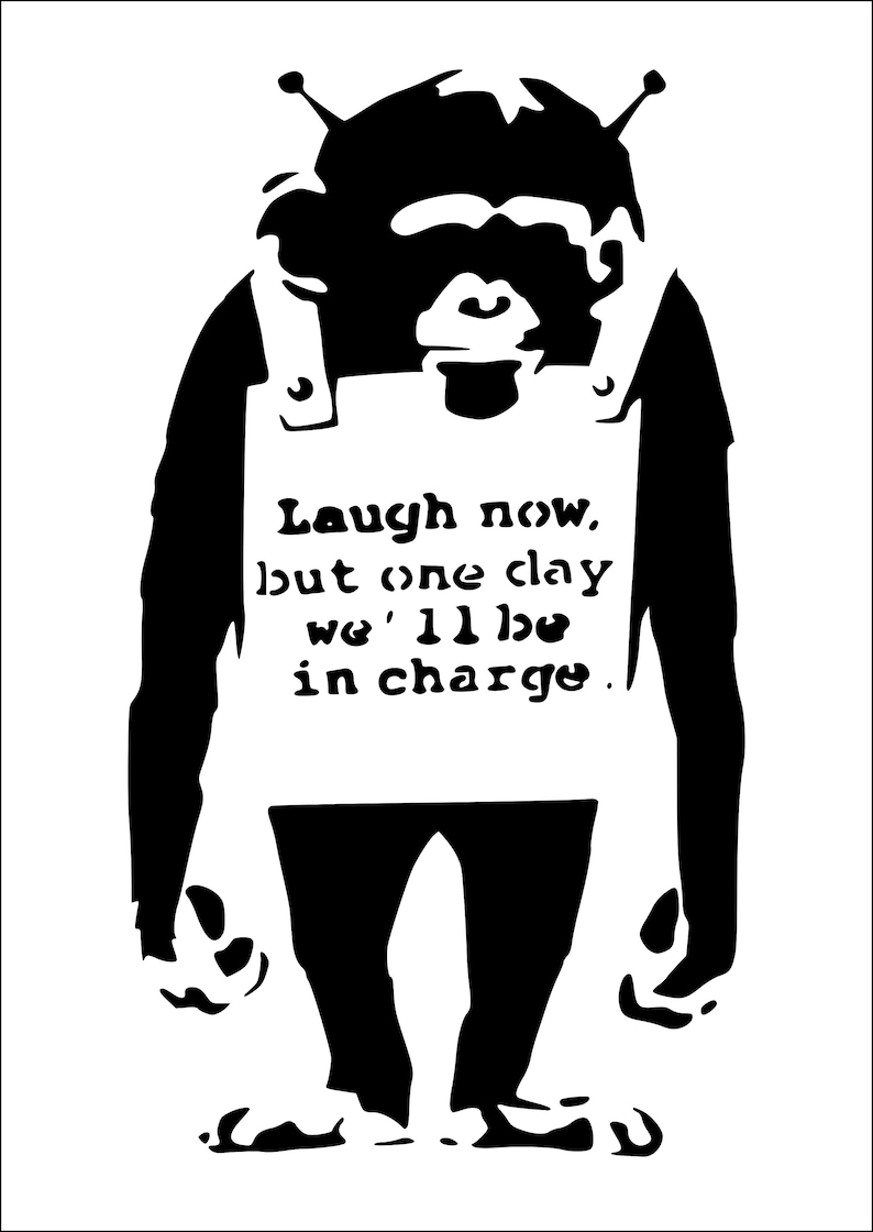 Stencil Templates. 20 Banksy Style Stencil Templates | Digital download | Print Cut Paint