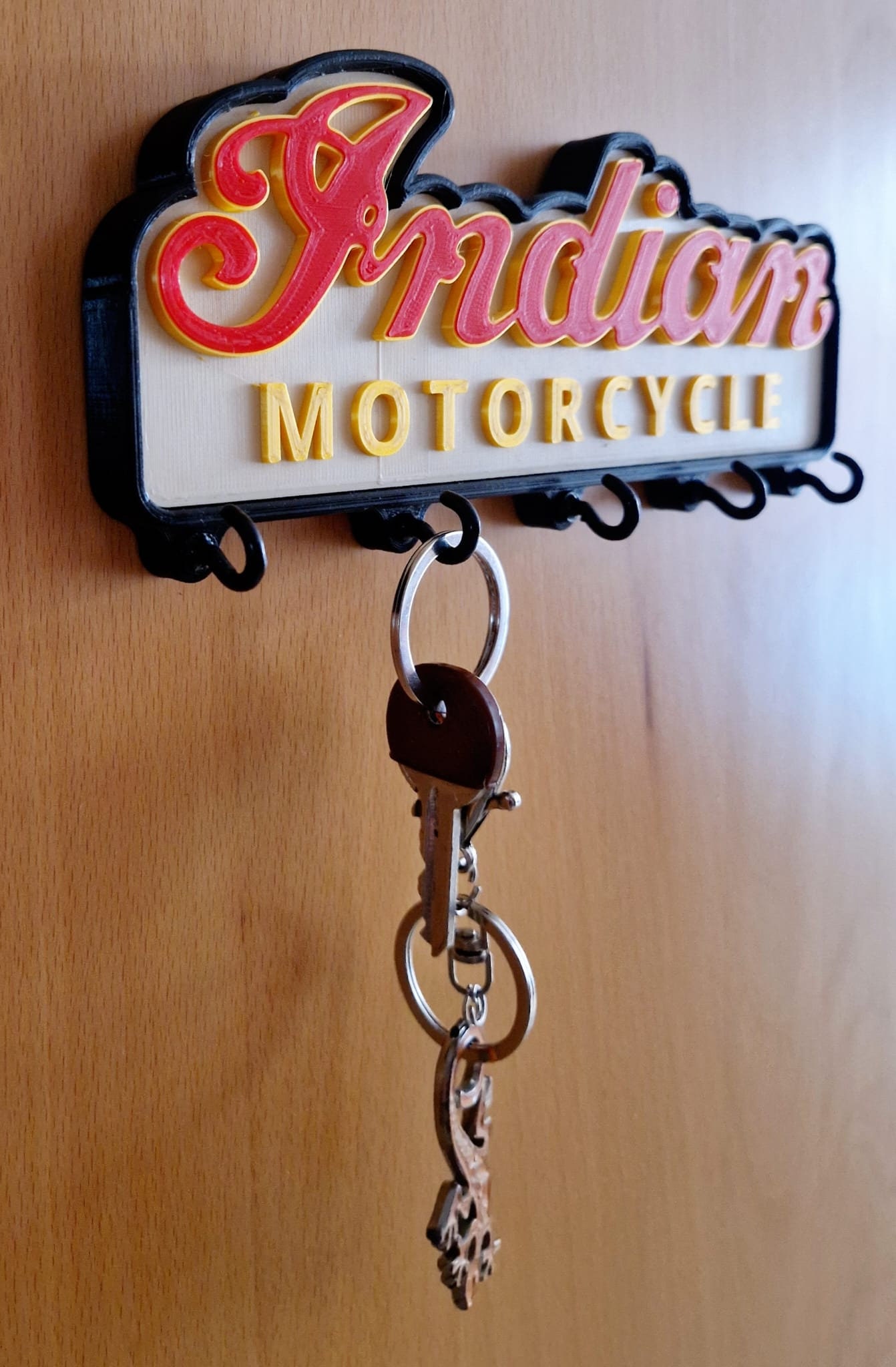 INDIAN Embossed Key Hanger - Etsy