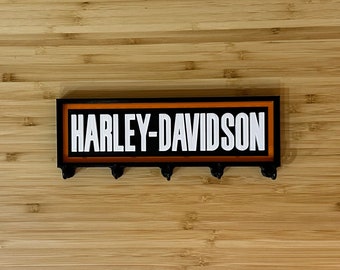 HARLEY DAVIDSON MOTORCYCLE sleutelrek met reliëf