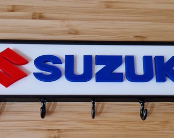 Porte-clés en relief SUZUKI MOTORCYCLE