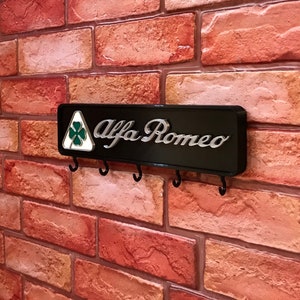 QUADRIFOGLIO ALFA ROMEO Embossed Key Rack - Etsy