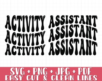 Activity Assistant Svg Png, Instant Download