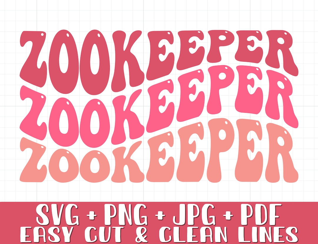 Zookeeper SVG PNG, Instant Download - Etsy