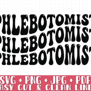 Phlebotomist Svg Png, Instant Download