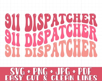 911 Dispatcher Svg Png, Instant Download