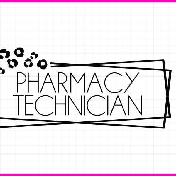 Pharmacy Technician SVG PNG, Pharmacy Tech Svg Png Instant Download