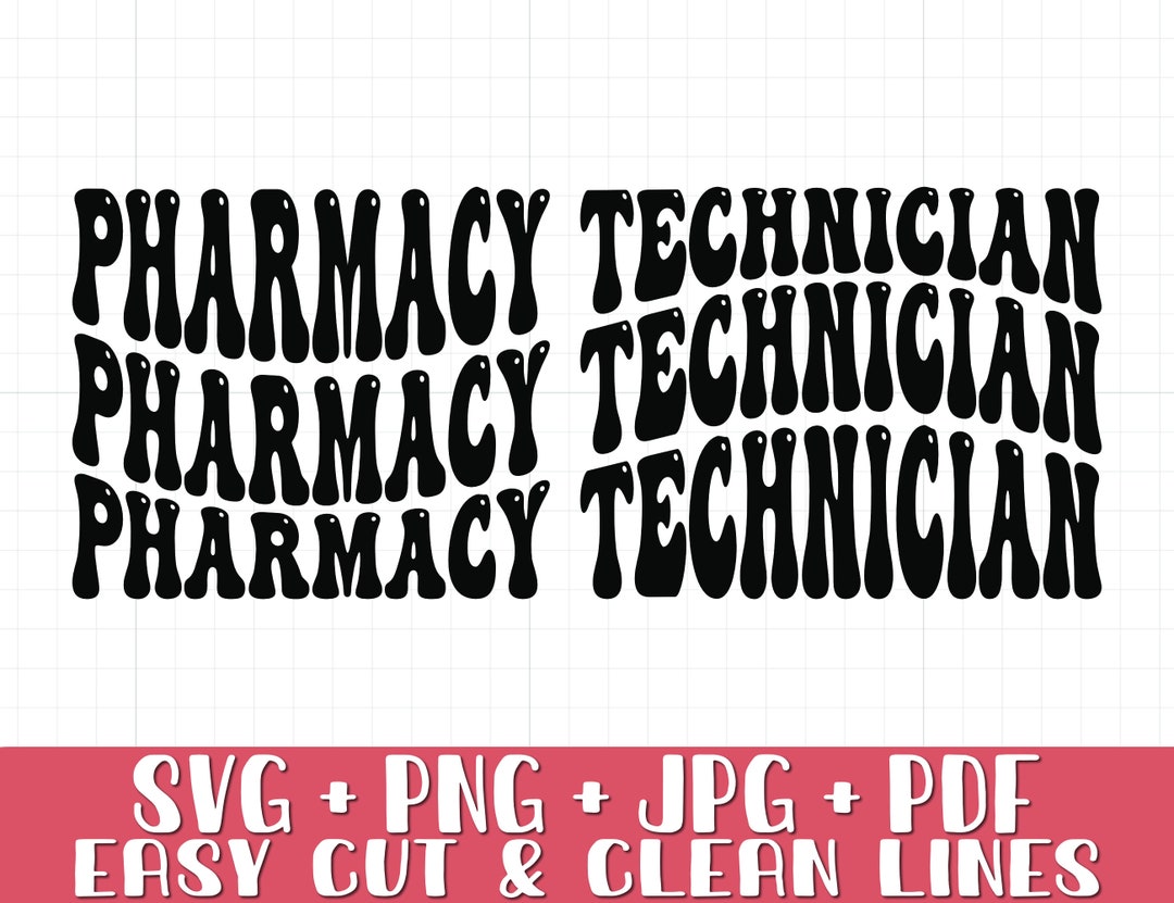 Pharmacy Technician Svg Png, Instant Download - Etsy