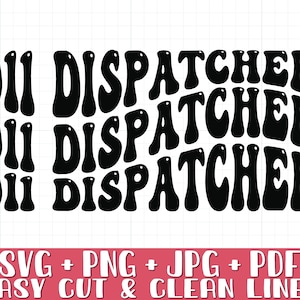 911 Dispatcher Svg Png, Instant Download