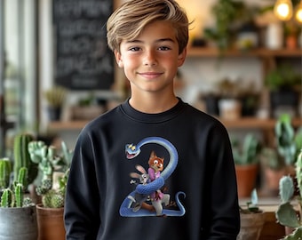Disney Zootopia 2 Sweatshirt, Zootopia Characters Youth Sweatshirt, Zootopia Kids Shirt, Zootopia Sweatshirt, Zootropolis 2 Sweatshirt