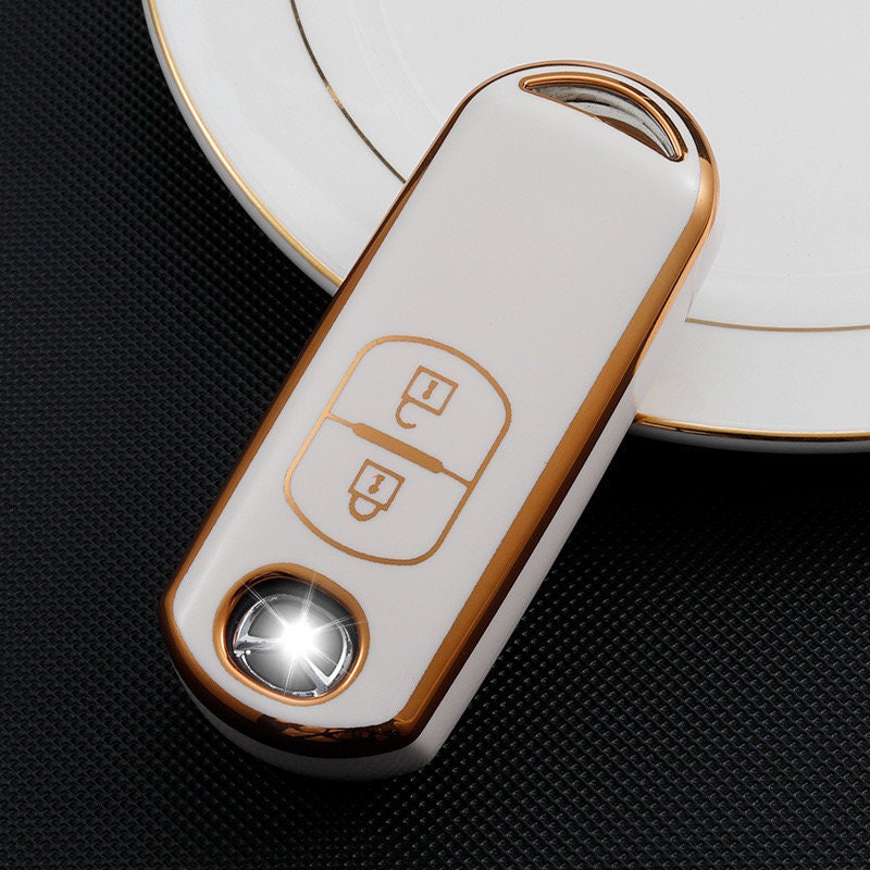 Schlüssel Cover für Mazda 2, 3, 6, CX-3, CX-5 2-Knopf Autoschlüssel Zubehör  Schlüsselanhänger - .de