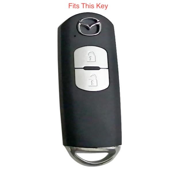passend für Mazda 2 3 6 DJ Schutzhülle Autoschlüssel Schlüssel Hülle gold  optik