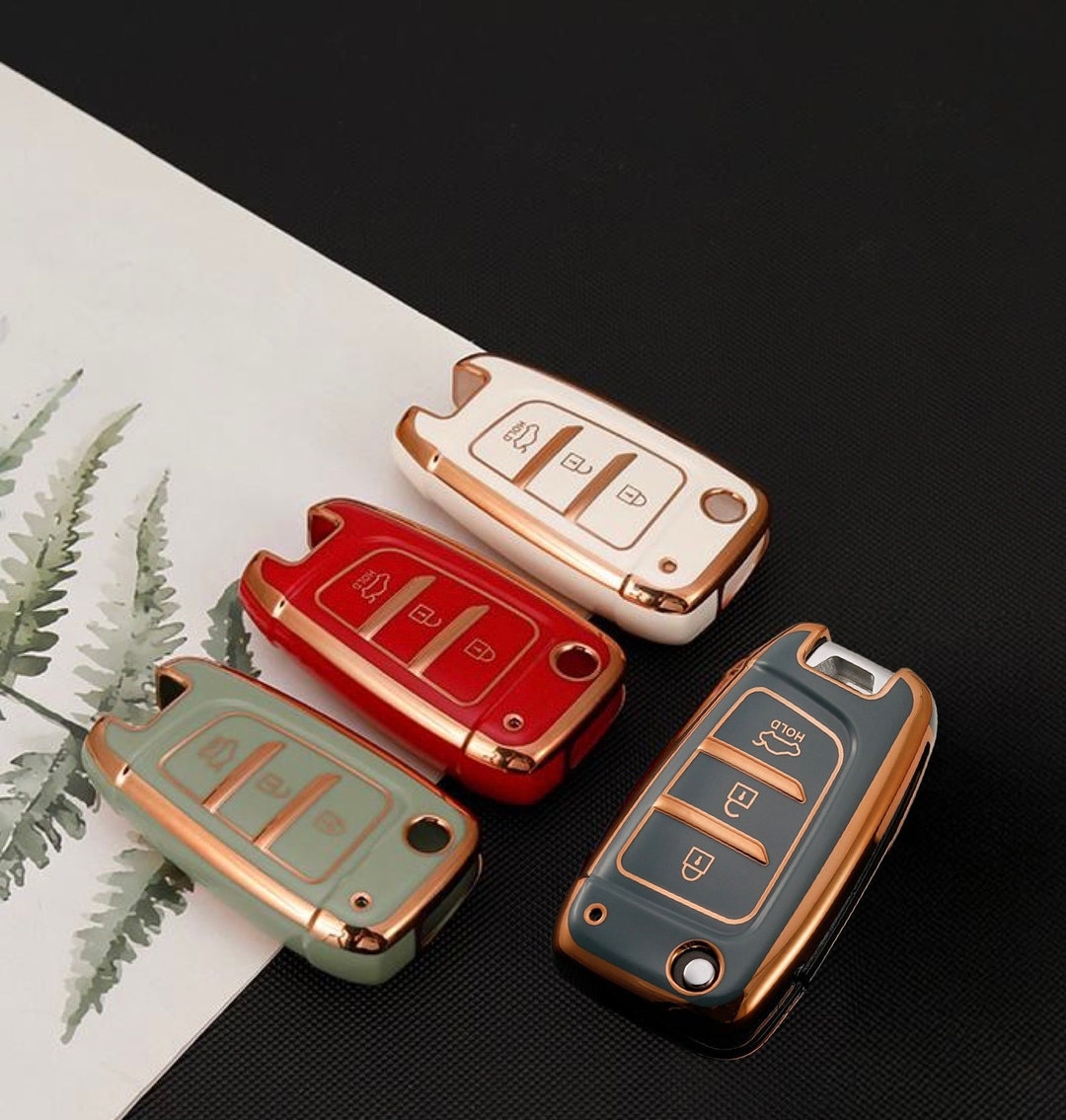 KEY Fob COVER for HYUNDAI I30, Kona, Venue, Palisade Car Key Accessories Key Fob Cover Holder