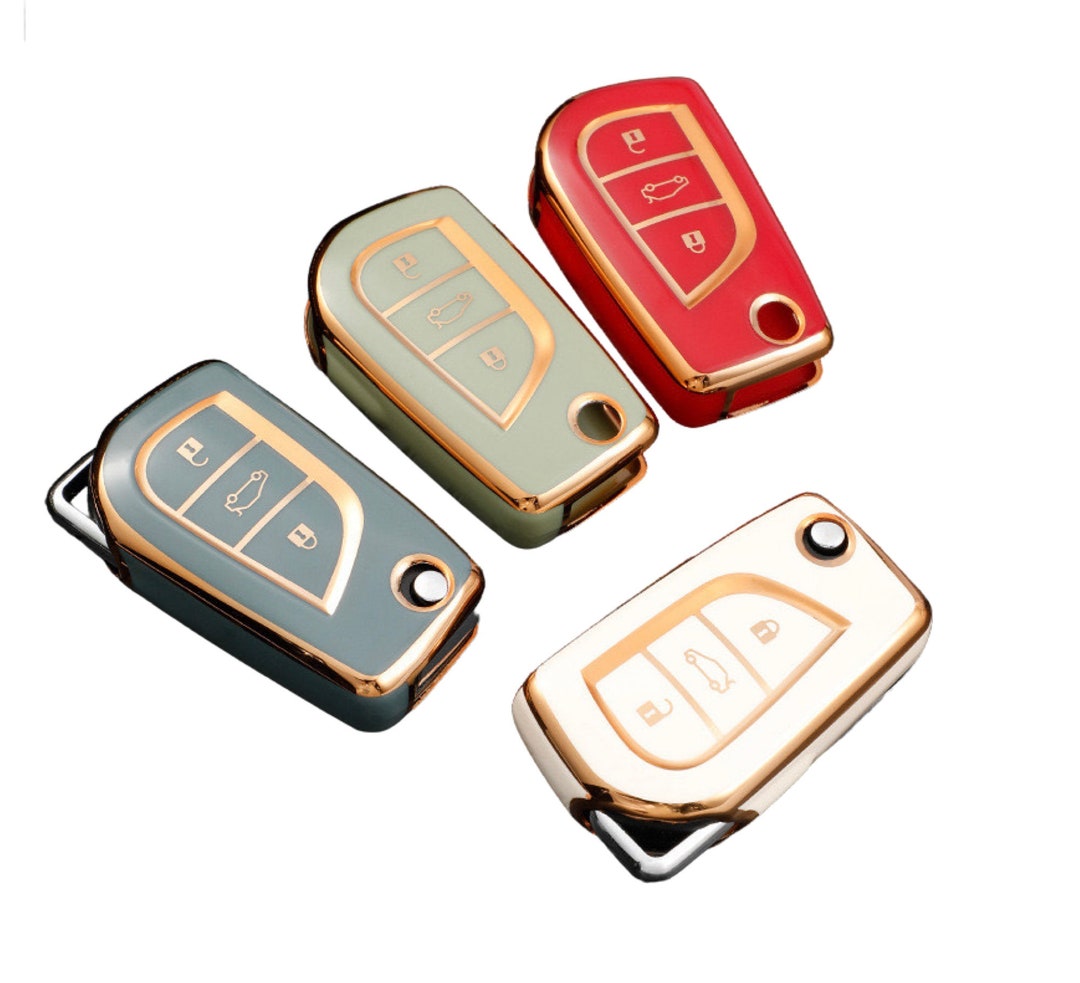 Car Key Cover Toyota Corolla Camry Hilux RAV4 Key Fob Etsy